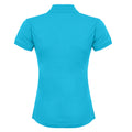 Türkis - Back - Henbury Damen Coolplus® Polo-Shirt - Polohemd,