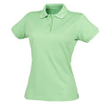 Limette - Front - Henbury Damen Coolplus® Polo-Shirt - Polohemd,