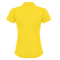 Gelb - Back - Henbury Damen Coolplus® Polo-Shirt - Polohemd,