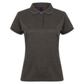 Graphit meliert - Front - Henbury Damen Coolplus® Polo-Shirt - Polohemd,