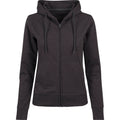 Anthrazit - Front - Build Your Brand Damen Terry-Kapuzenjacke