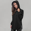 Schwarz - Pack Shot - Build Your Brand Damen Oversized-Kapuzenpullover