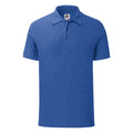 Royal meliert - Front - Fruit Of The Loom Herren Poloshirt Iconic