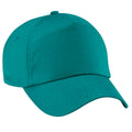 Emerald - Front - Beechfield Unisex Baseballkappe mit 5 Paneelen (2 Stück-Packung)