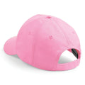 Pink - Side - Beechfield Unisex Baseballkappe mit 5 Paneelen (2 Stück-Packung)