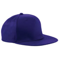 Violett - Front - Beechfield Unisex Retro Rapper Baseballkappe (2 Stück-Packung)