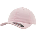 Pink - Front - Flexfit Dad Baseballkappe (2 Stück-Packung)