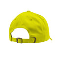 Limette - Side - Yupoong Flexfit 6 Panel Baseball Kappe mit Schnalle (2 Stück-Packung)