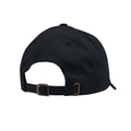 Schwarz - Side - Yupoong Flexfit 6 Panel Baseball Kappe mit Schnalle (2 Stück-Packung)