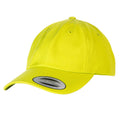 Limette - Front - Yupoong Flexfit 6 Panel Baseball Kappe mit Schnalle (2 Stück-Packung)