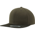 Olive Camo - Front - Flexfit Camo Schirm Snapback Kappe (2 Stück-Packung)