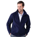 Marineblau - Pack Shot - Henbury Herren Microfleece-Jacke, Anti-Pilling