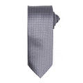 Silber - Front - Premier Herren Krawatte mit Sternen Muster (2 Stück-Packung)