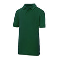 Flaschengrün - Front - AWDis Just Cool Kinder Sport Polo Shirt