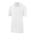 Schneeweiß - Front - AWDis Just Cool Kinder Sport Polo Shirt