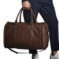 Hellbraun - Side - Quadra - Reisetasche "Nuhide Weekender"