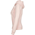 Pink - Side - Build Your Brand - Kapuzenpullover für Damen