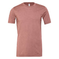 Mauve meliert - Front - Bella + Canvas - "CVC" T-Shirt für Herren-Damen Unisex kurzärmlig