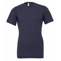 Heather Midnight Navy - Front - Bella + Canvas - "CVC" T-Shirt für Herren-Damen Unisex kurzärmlig