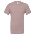 Heide Pink Kiesel - Front - Bella + Canvas - "CVC" T-Shirt für Herren-Damen Unisex kurzärmlig