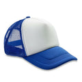 Königsblau-Weiß - Front - Result Headwear Herren Core Detroit 1-2 Mesh Truckers Kappe