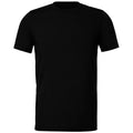 Schwarz - Front - Bella + Canvas - T-Shirt Wildleder-Haptik für Herren-Damen Unisex