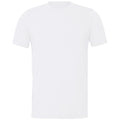 Weiß - Front - Bella + Canvas - T-Shirt Wildleder-Haptik für Herren-Damen Unisex