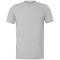 Athletic Grau - Front - Bella + Canvas - T-Shirt Wildleder-Haptik für Herren-Damen Unisex