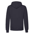 Marineblau - Back - Fruit of the Loom - "Classic" Sweatshirt mit Kapuze für Herren-Damen Unisex