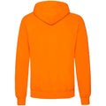 Orange - Back - Fruit of the Loom - "Classic" Sweatshirt mit Kapuze für Herren-Damen Unisex