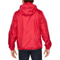 Rot - Side - Gildan Hammer - "Windwear" Jacke, wasserfest für Herren-Damen Unisex