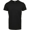 Schwarz - Front - Build Your Brand - "Merch" T-Shirt für Herren-Damen Unisex