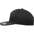 Schwarz - Side - Yupoong Flexfit Unisex Unstrukturierte 5 Panel Baseballkappe