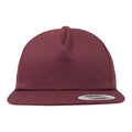 Kastanie - Back - Yupoong Flexfit Unisex Unstrukturierte 5 Panel Baseballkappe