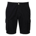 Schwarz - Front - Asquith & Fox - Cargo-Shorts für Herren