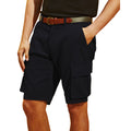 Schwarz - Back - Asquith & Fox - Cargo-Shorts für Herren