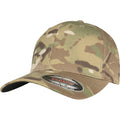 Multicam - Front - Flexfit by Yupoong Multi Camouflage Baseballkappe