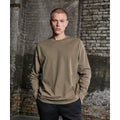 Oliv - Back - Build Your Brand - Pullover für Herren Langärmlig