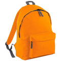 Orange-Graphitgrau - Front - Bagbase - Rucksack Original Fashion