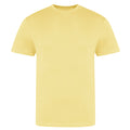 Zitronensorbet - Front - Awdis - "The 100" T-Shirt für Herren-Damen Unisex