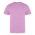 Lavendel - Front - Awdis - "The 100" T-Shirt für Herren-Damen Unisex