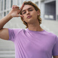 Lavendel - Back - Awdis - "The 100" T-Shirt für Herren-Damen Unisex