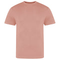 Rosa-Grau - Front - Awdis - "The 100" T-Shirt für Herren-Damen Unisex