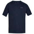 Academy Blau-Graphit - Front - Under Armour - "Tech" T-Shirt für Herren