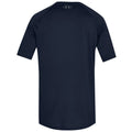 Academy Blau-Graphit - Back - Under Armour - "Tech" T-Shirt für Herren