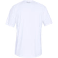 Weiß-Grau - Back - Under Armour - "Tech" T-Shirt für Herren