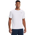 Weiß-Grau - Side - Under Armour - "Tech" T-Shirt für Herren