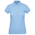 Himmelblau - Front - B&C - "Inspire" Poloshirt für Damen