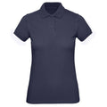 Marineblau - Front - B&C - "Inspire" Poloshirt für Damen