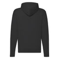 Schwarz - Back - Fruit of the Loom - "Classic" Hoodie mit durchgehendem Reißverschluss für Herren-Damen Unisex